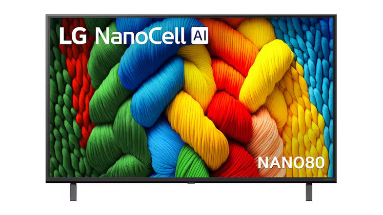 LG 43" NANO80 Smart 4K NanoCell UHD AI TV (2025) with webOS 25