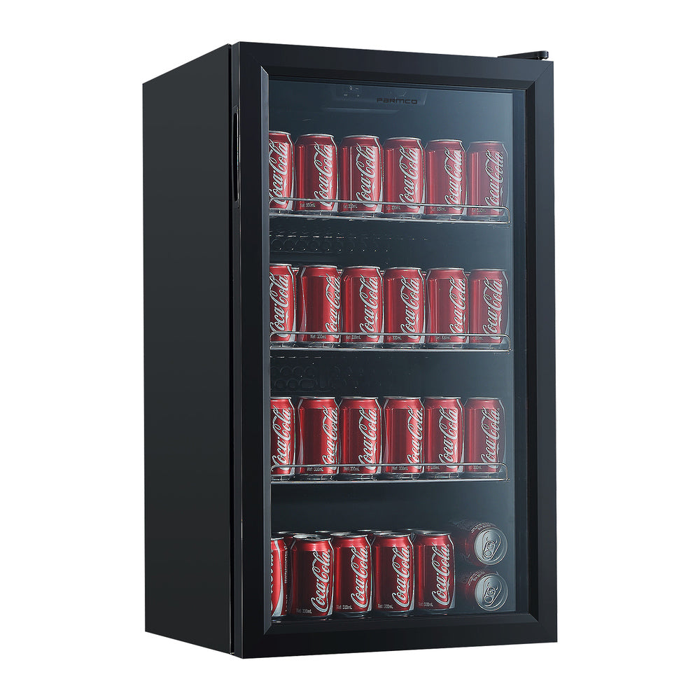 Parmco BC85B 85L Beverage Cooler, Black
