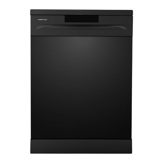 Parmco DW6BL 600mm Freestanding Dishwasher, LED Display, Black
