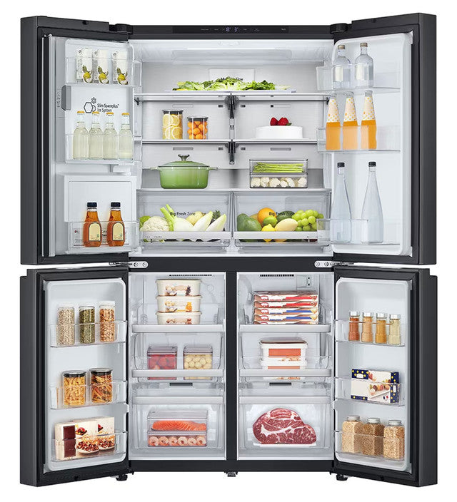 GF-L700MBL LG 637L Matte Black French Door Fridge