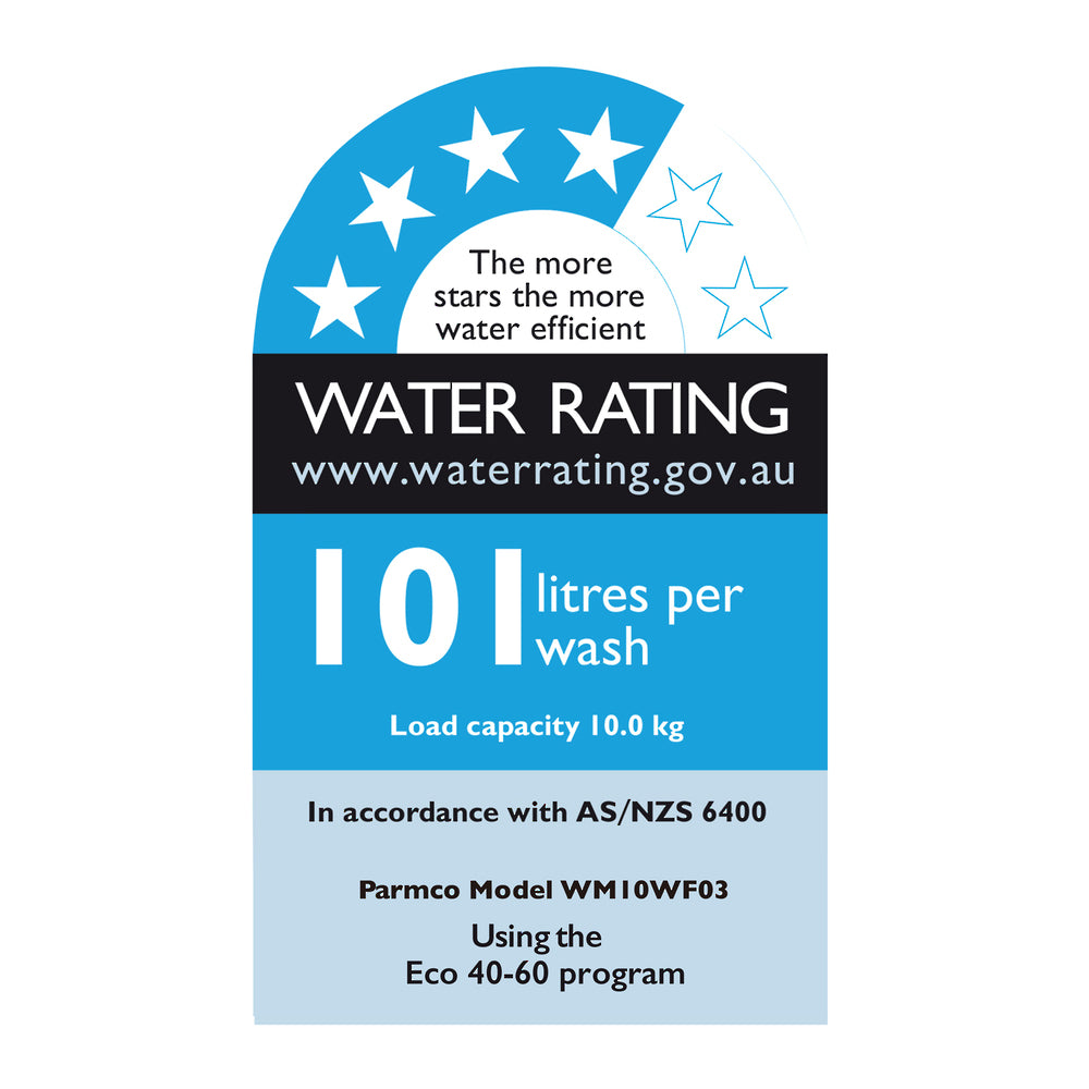 WM10WF03 Parmco 10kg Front Load Washing Machine