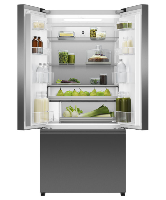 Fisher & Paykel RF505ANUB1 511L French Door Refrigerator Black Stainless