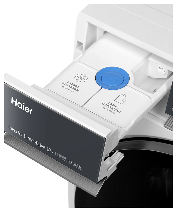 HWF10NW1 Haier 10kg Front Load Washing Machine White