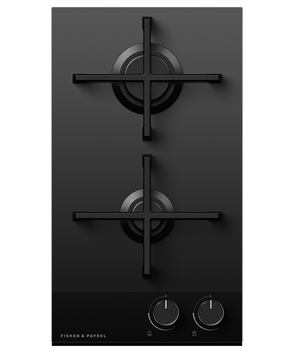 Fisher & Paykel CG302DNGGB4  Cooktop Gas on Glass 2 Burner NG