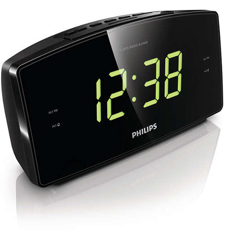 Philips AJ3400 Large Display Digital Clock Radio