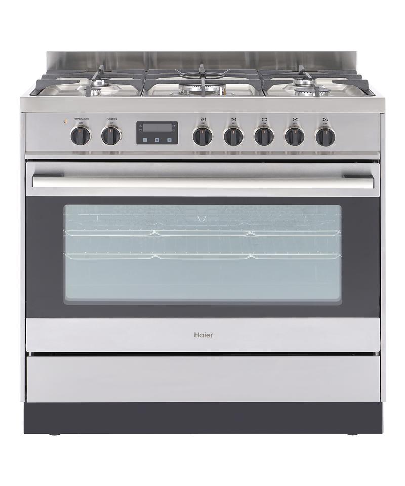 Haier HOR90S9MSX1 138L Stainless Freestanding Electric Oven/Gas Cooktop