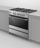 F&P OR90SCG1X1 90cm Free Standing Cooker Gas cooktop