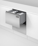 DD60D2NX9 Fisher & Paykel Double DishDrawer Stainless Steel Recessed Handle