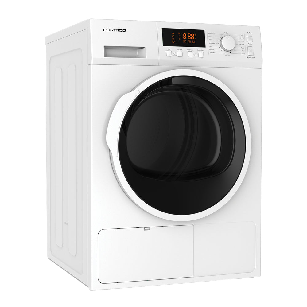 Parmco DR8WHP 8KG Dryer, Heat Pump, White