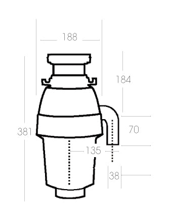 Parmco GD-3 Mid Duty Waste Disposal