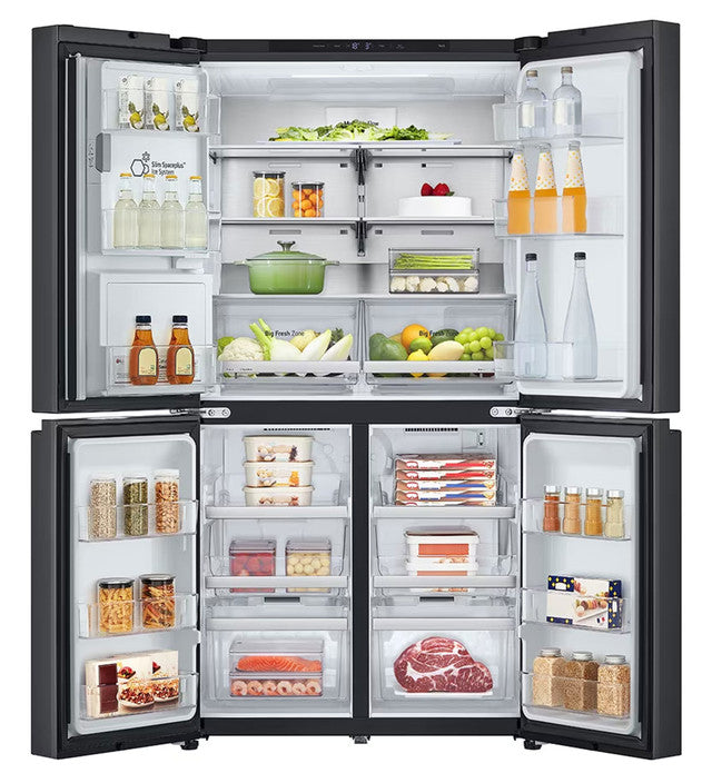 GF-L700MBL LG 637L Matte  Black French Door Fridge