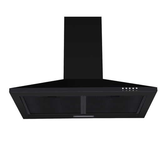 RC6B500 Parmco 600mm Rangehood Canopy, Black, 500M3H