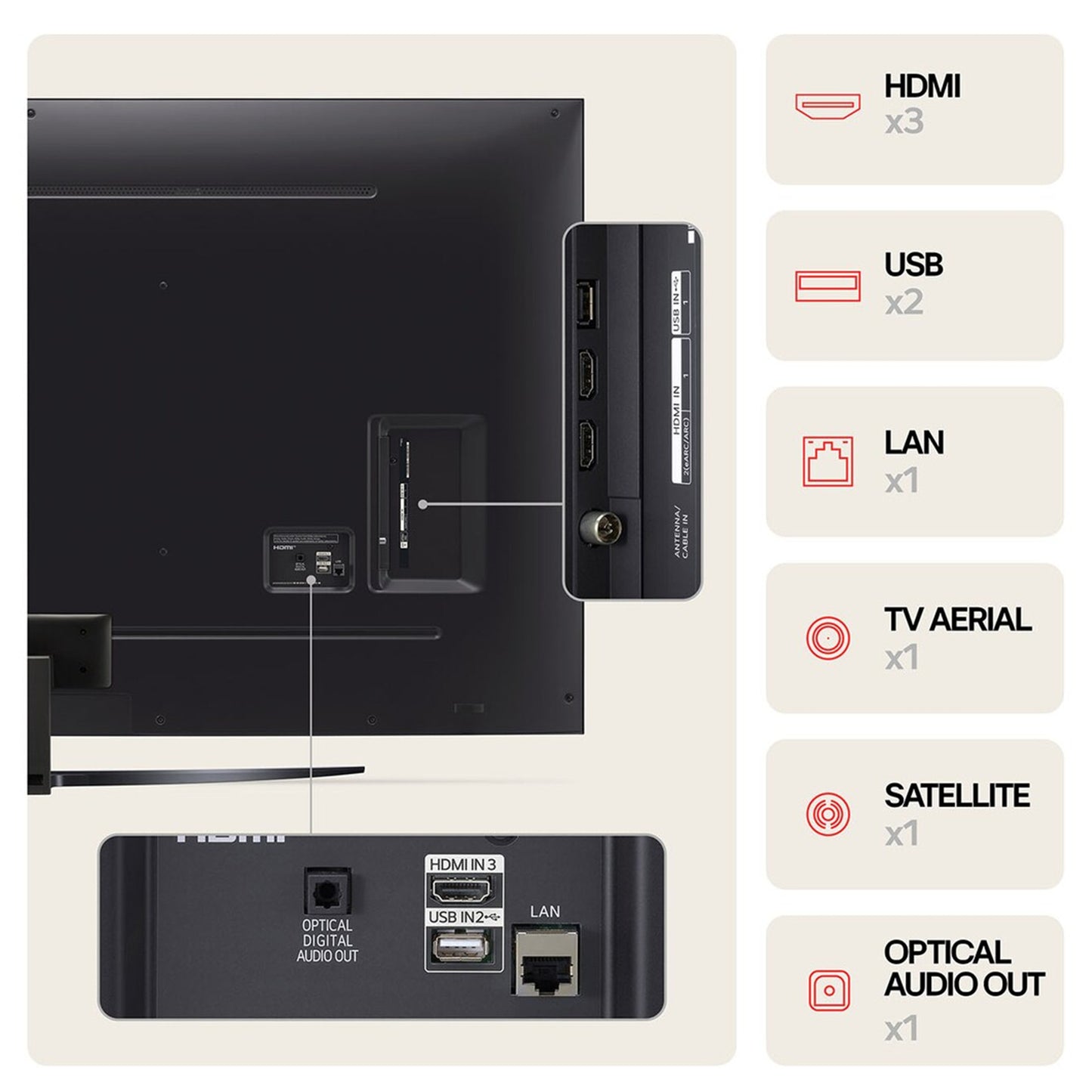 75UT81006LA LG 75" 4K Smart TV