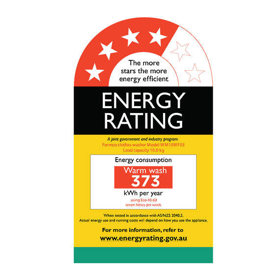 WM10WF03 Parmco 10kg Front Load Washing Machine