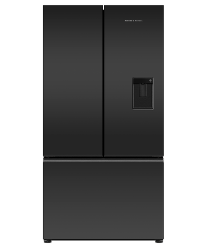 Fisher & Paykel RF610AZUB5  569L Series 7   French Door Refrigerator Black Glass