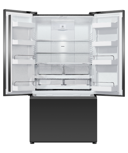 Fisher & Paykel RF610AZUB5  569L Series 7   French Door Refrigerator Black Glass