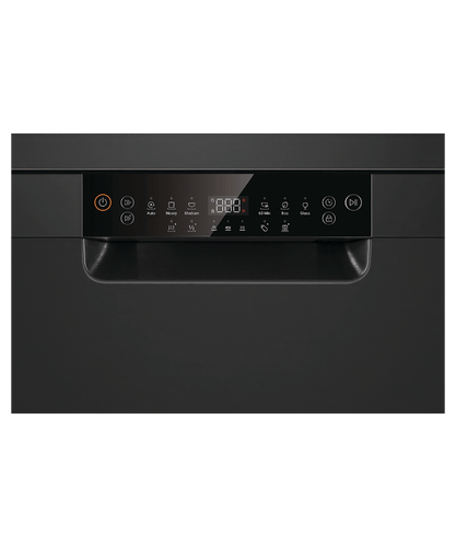 Haier HDW15F1B1 60cm Black Dishwasher Series 500