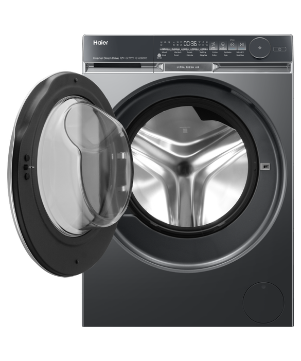 HWF12DB1  Haier  12kg Front Load Washing Machine Charcoal