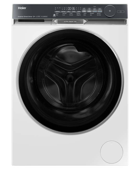 HWF12DW1  Haier  12kg Front Load Washing Machine White