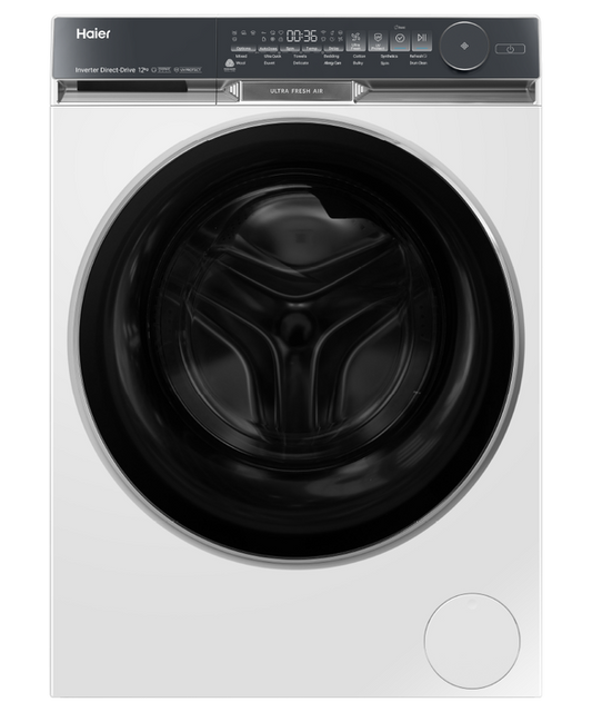 HWF12DW1  Haier  12kg Front Load Washing Machine White