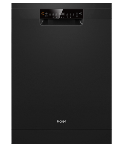 Haier HDW15F1B1 60cm Black Dishwasher Series 500