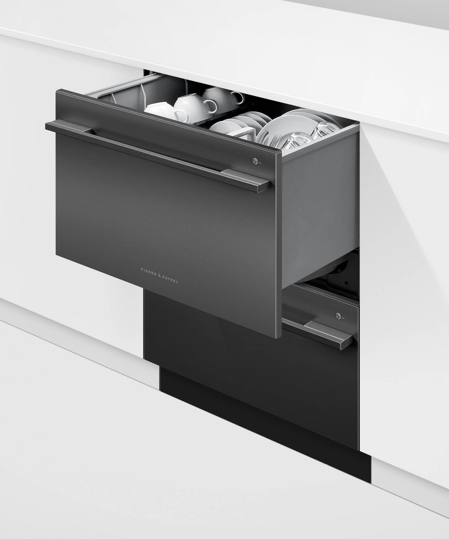 Fisher & Paykel DD60DDFB9 Designer Double DishDrawer Black