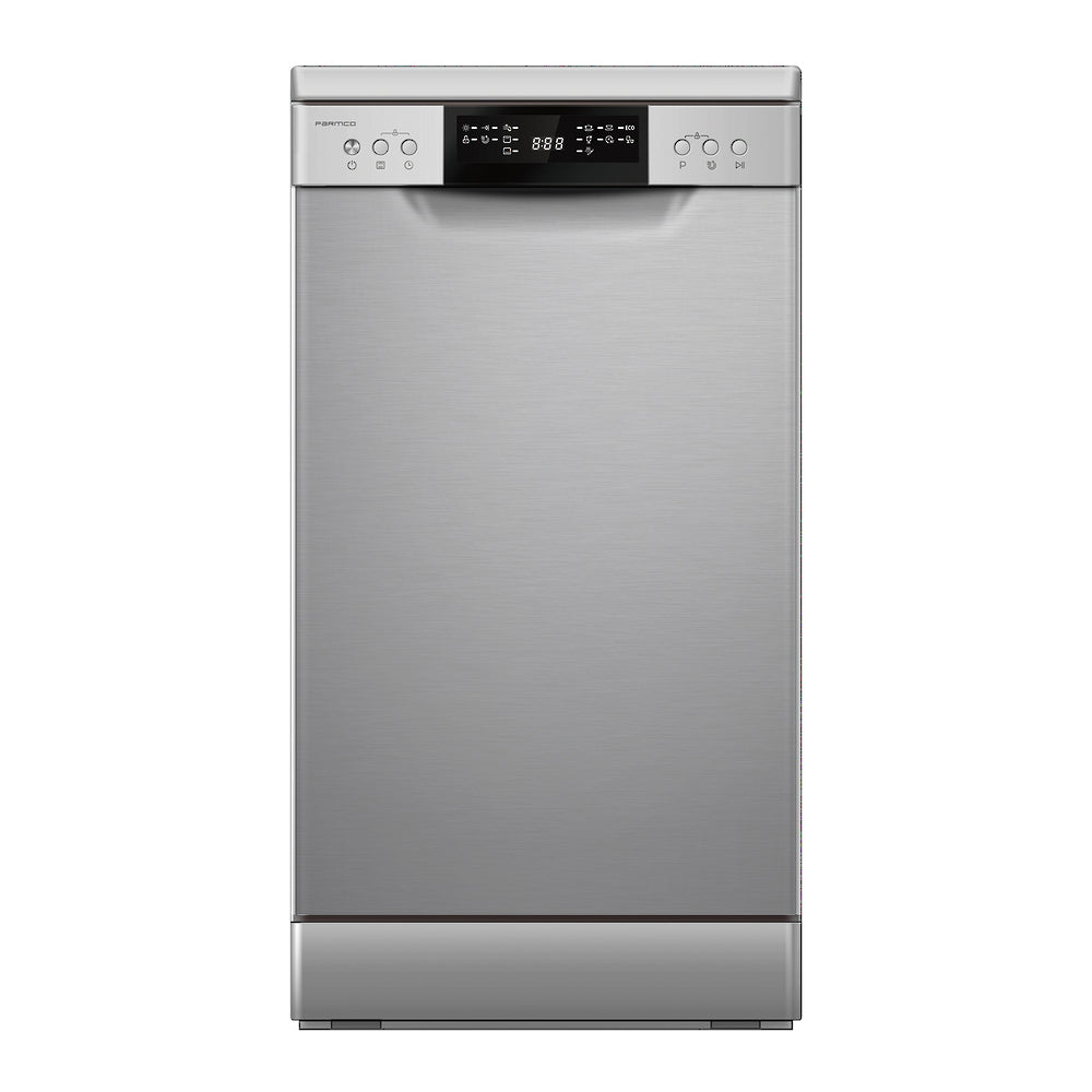 Parmco DW45SP 450mm Stainless Steel Slim Dishwasher 10 Place