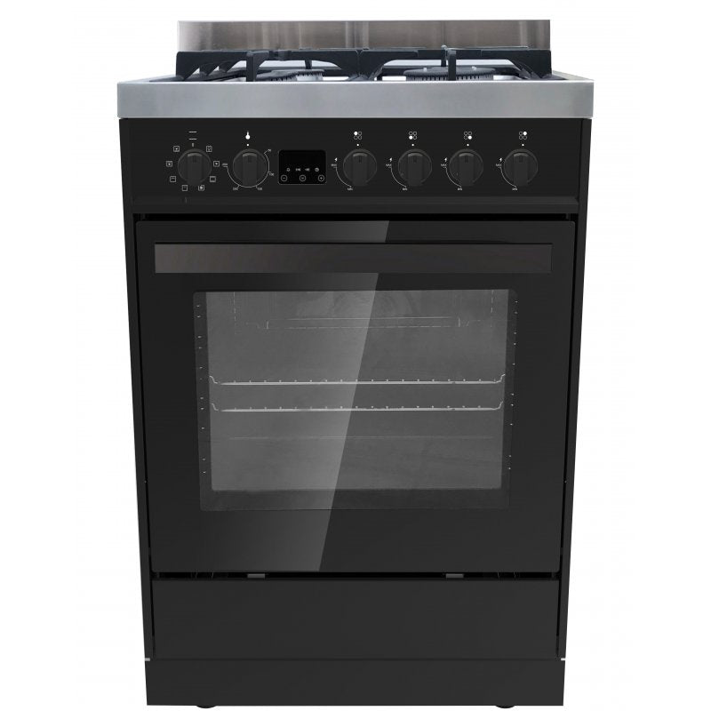 Eurotech ED-EUROGE60BK Freestanding 60cm Cooker with Gas Cooktop