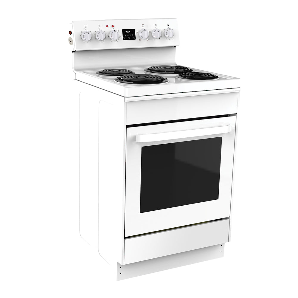 Parmco FS60WR4 Freestanding Radiant Coil Stove with Electric Oven