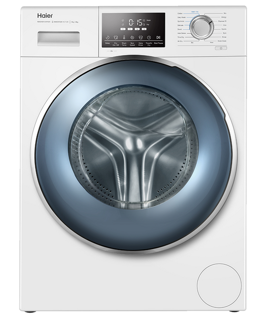 Haier HWD8040BW1 8.0kg/4.0kg Washer Dryer Combo