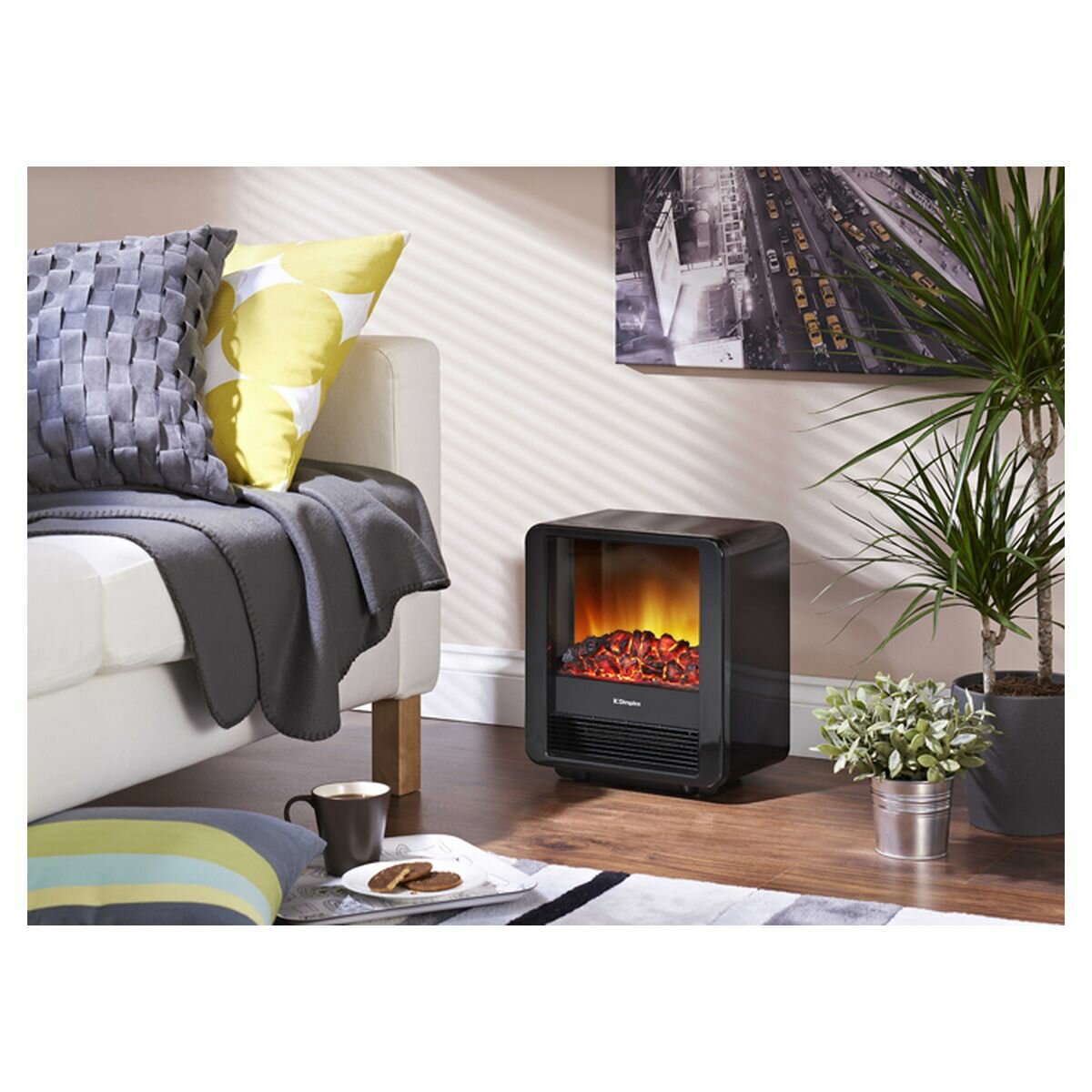 MINICUBE-B  Dimplex 1.5kW Optiflame Portable Electric Fire