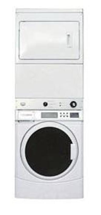 MLE33MN MAYTAG COMMERCIAL ELECTRIC STACK WASHER DRYER non coin