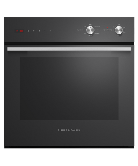 Fisher & Paykel OB60SC6LEB1 Single Black Glass Oven