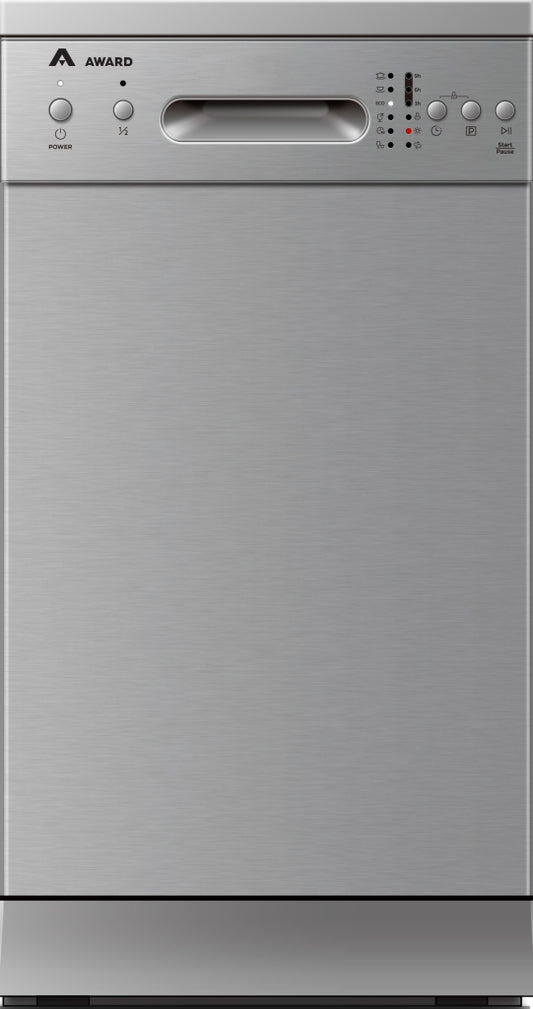 Award DW4581S 45cm S/S SLIMLINE Dishwasher