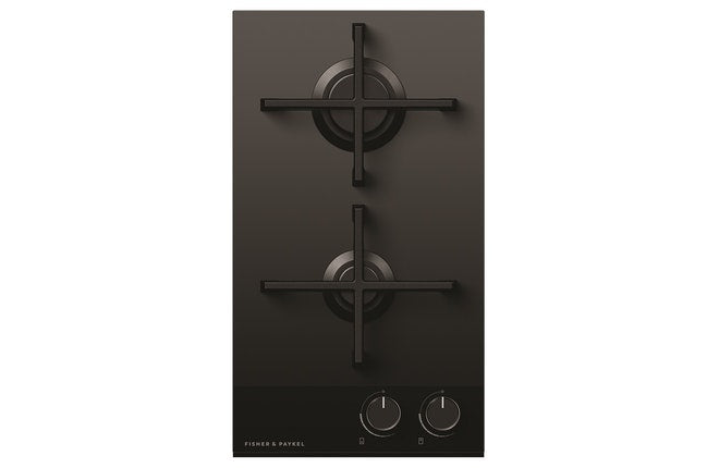Fisher & Paykel  CG302DLPGB4  Cooktop Gas on Glass 2 Burner LPG