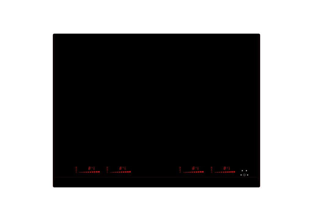 Award H304 Built-in Flexi-zone 70cm Induction Hob